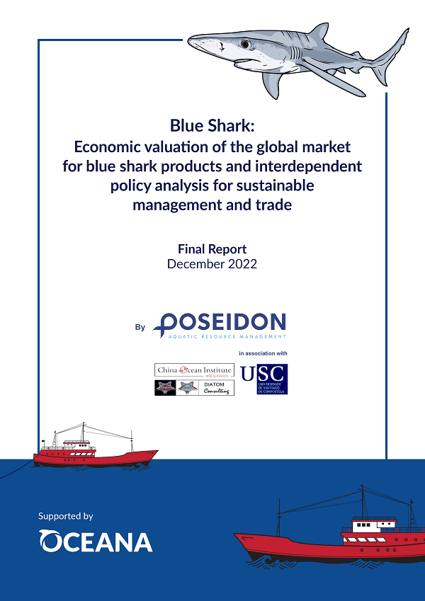 Une nouvelle étude d'Oceana révèle que la pêche au thon masque une industrie du requin bleu de 411 millions de dollars américains