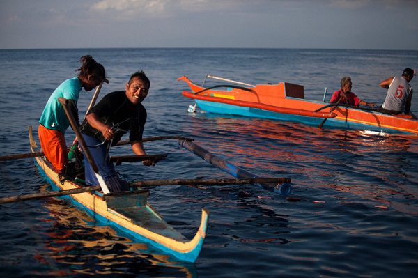 Fishermen in the Philippines